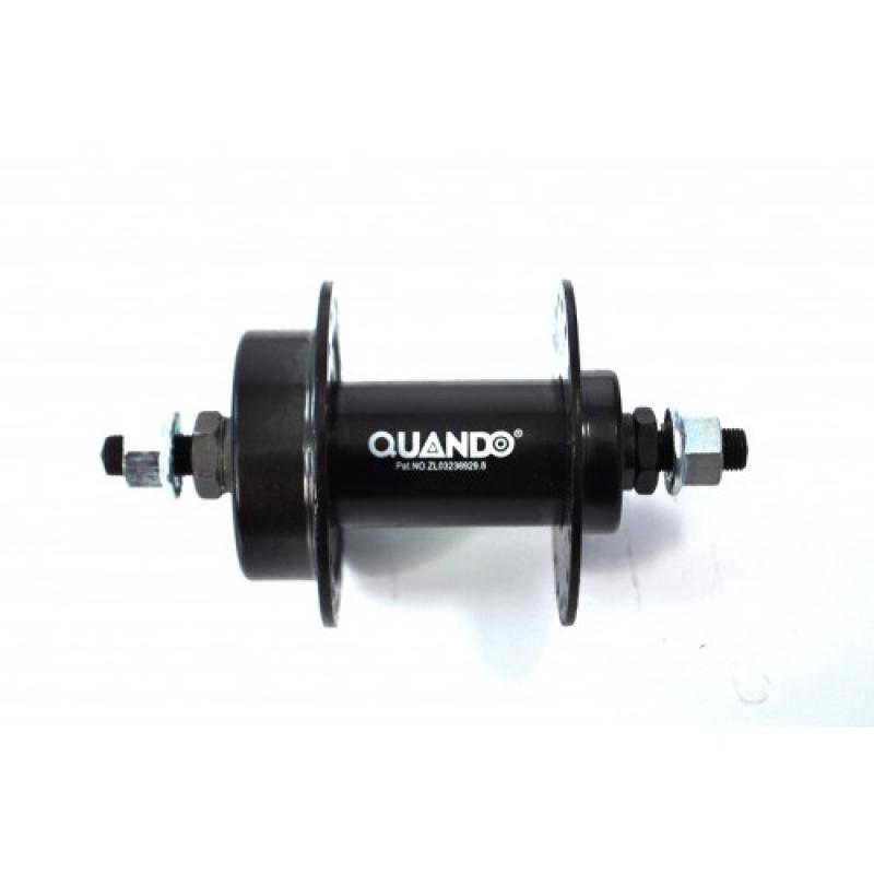 Купить Втулка передняя под диск Quando 14Gx36H QR 110mm крепл. гайка сталь черн.